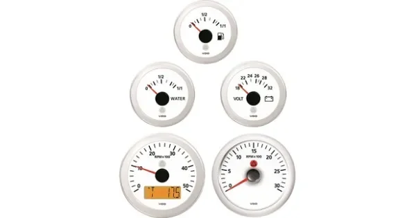 Oil-Pressure Gauge VDO White 10bar 52mm