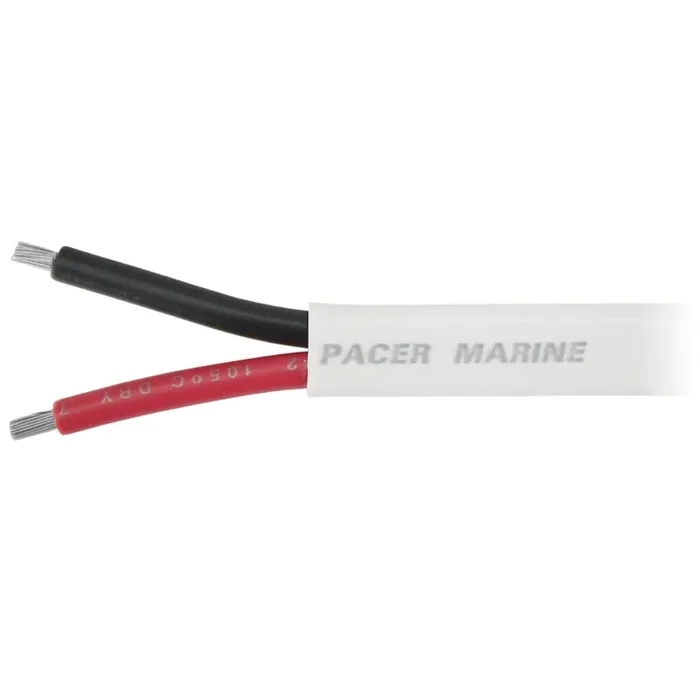 Pacer 10/2 AWG Duplex Cable – Red/Black – 1,000‘ – W10/2DC-1000