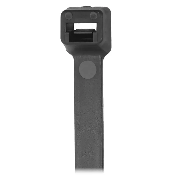 Pacer 15″ Cable Tie – Black – 120lb Tensile Strength – 4″ Bundle Diameter – 100 Piece Bag
