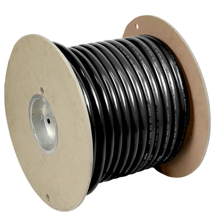 Pacer Black 4 AWG Battery Cable – 100 [WUL4BK-100]