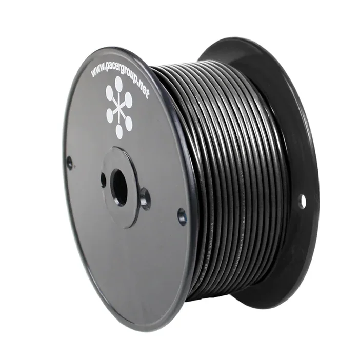 Pacer Black 8 AWG Primary Wire – 250 [WUL8BK-250]