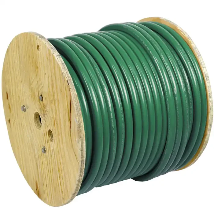 Pacer Green 6 AWG Battery Cable – 250‘ – WUL6GN-250