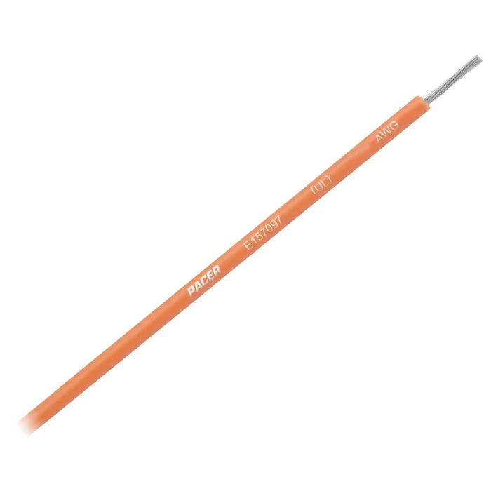 Pacer Orange 14 AWG Primary Wire – 18′