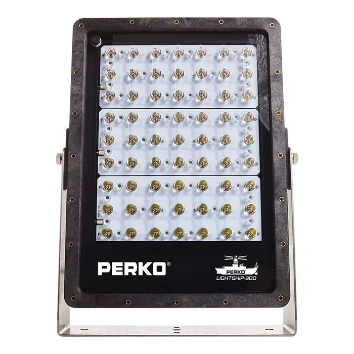 Perko Lightship 300 LED High Performance Floodlight – 12/24V – Black [1643300F0B]