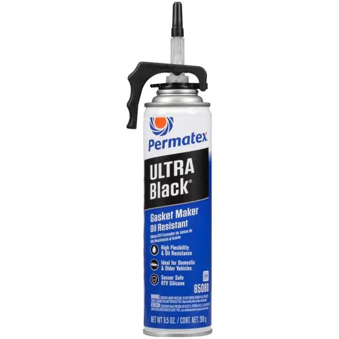 Permatex Ultra Black® Maximum Oil Resistance RTV Silicone Gasket Maker – 9.5oz
