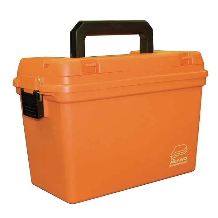 Plano Deep Emergency Dry Storage Supply Box w/Tray – Orange – 161250