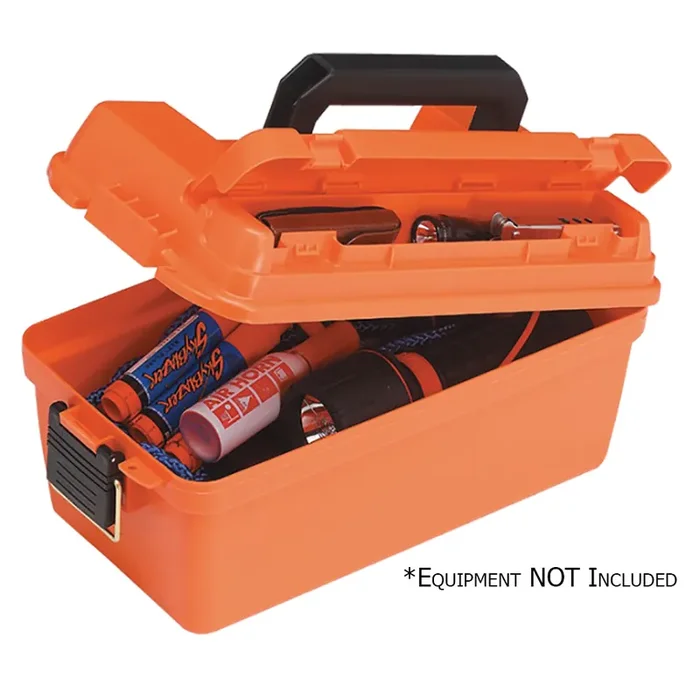 Plano Small Shallow Emergency Dry Storage Supply Box – Orange – 141250