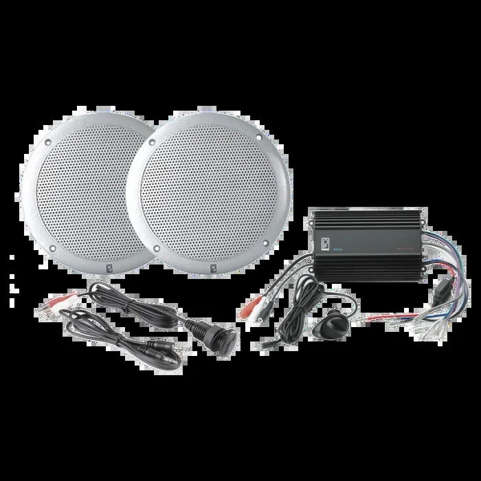 Poly-Planar MP3-KIT4-W – 3.5 plug, MA4055W Speaker + ME60 Amp Kit