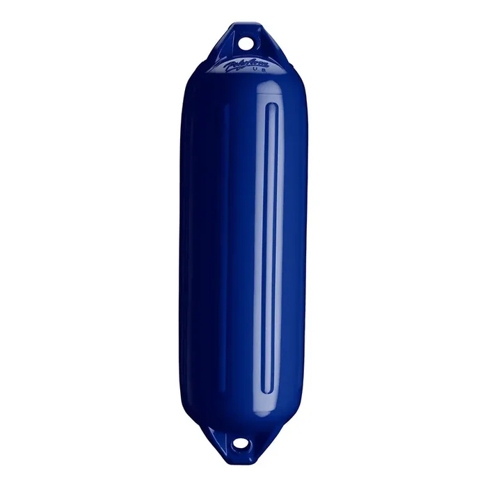 Polyform NF-4 Heavy-Duty Twin Eye Boat Fender – 6.4 in Diameter, Cobalt Blue – NF-4 COBALT BLUE