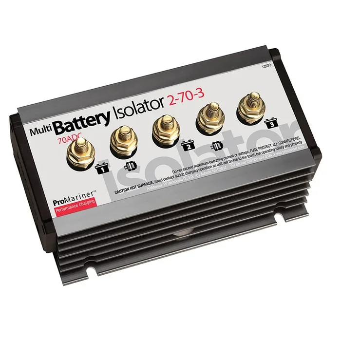 ProMariner Battery Isolator – 2 Alternator – 3 Battery – 70 AMP [12073]