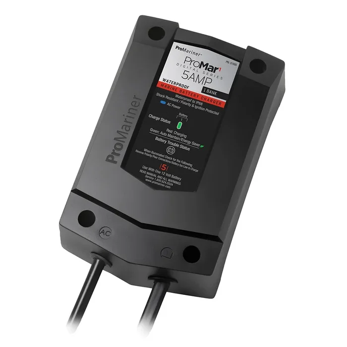 ProMariner ProMar1 DS Digital – 5 Amp – 1 Bank Charger [31505]