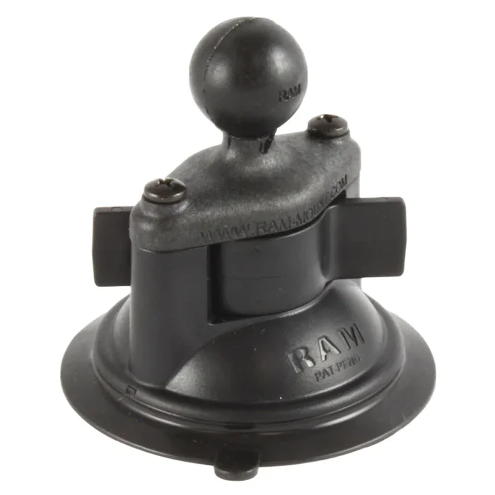 RAM Mount Composite 3.25″ Diameter Suction Cup Base w/1″ Ball