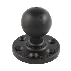 RAM Mount RAM Large Round Plate with 6-Hole Pattern and Ball
