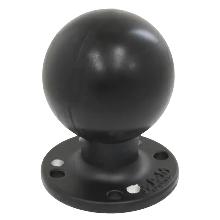 RAM Mount RAM Round Plate w/Ball – 2.25″ – D Size Ball – Hole Plate [RAM-D-254-WD1U]