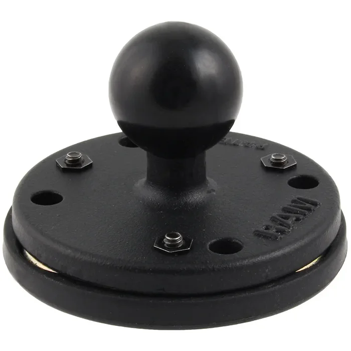 RAM Mount Triple Magnetic 2.5″ Round Base w/1″ Ball [RAM-B-202-339U]