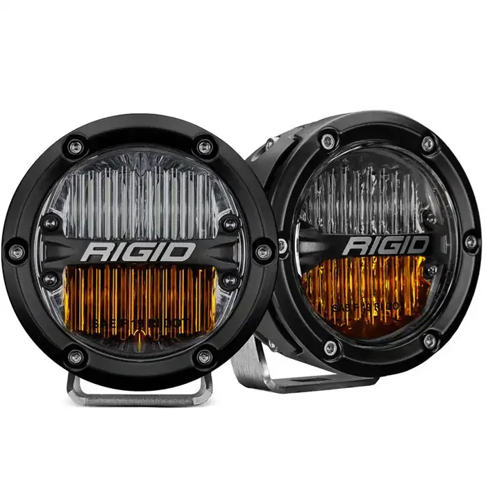 RIGID Industries 360-Series 4″ LED SAE Fog Beam – Yellow/White – Pair