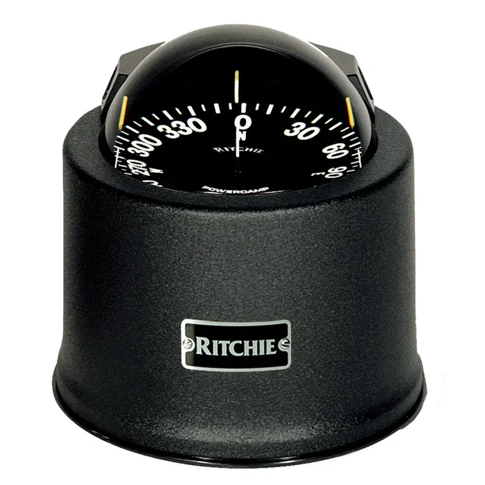Ritchie SP-5-B GlobeMaster Compass – Pedestal Mount – Black – 5 Degree Card 12V
