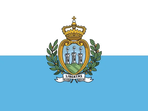 San Marino State Courtesy Flag