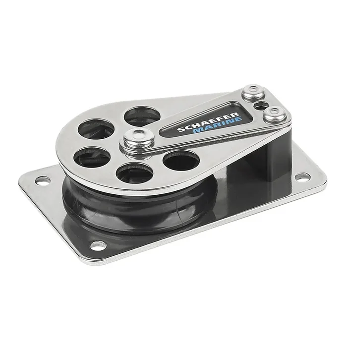Schaefer Series 5 Flat Base Cheek Block – Stainless Steel Cheeks [505-11]