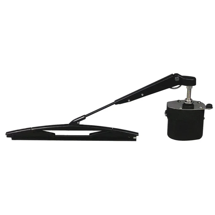Schmitt Marine Standard Wiper Motor Kit with 1.5in Shaft, 14in Arm and 14in Blade – 12V