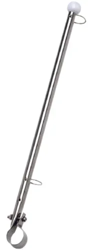 Seachoice 77001 7/8″ Rail Clamp Flag Staff 15-3/16″ Long