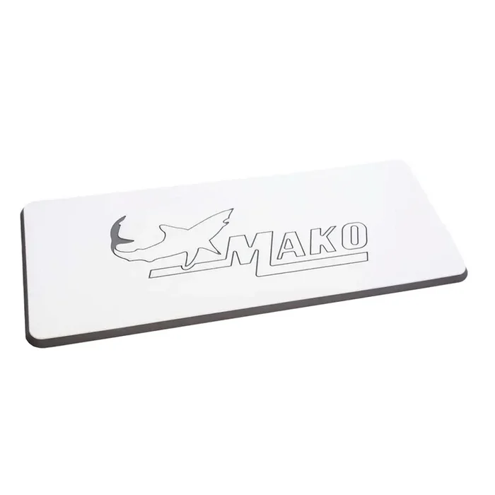SeaDek Mako Logo Helm Pad – White/Storm Grey Embossed [39638-80375]