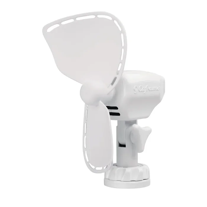 SEEKR by Caframo Ultimate 757 12V 2-Speed 7″ Fan – Direct Wire – White [757DCWBX]