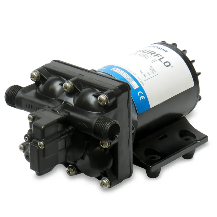 Shurflo by Pentair AQUA KING II Junior Fresh Water Pump – 12 VDC, 2.0 GPM – 4128-110-E04