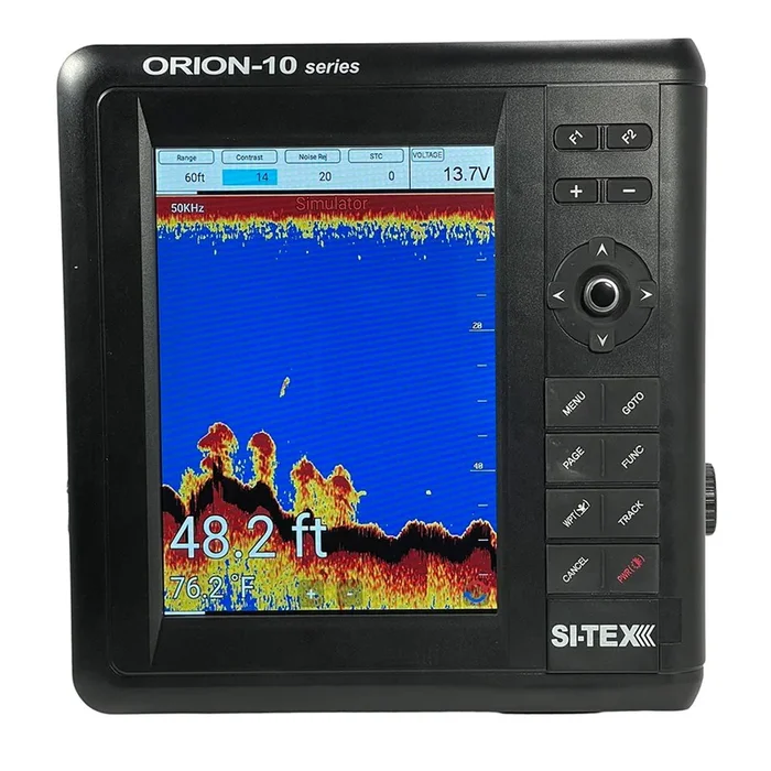 SI-TEX 10″ Chartplotter System w/Internal GPS C-MAP 4D Card [ORIONC]
