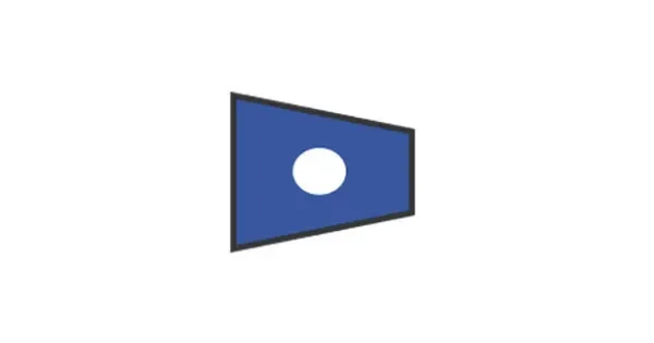 Signaling Flags : Number 2 – 40X60CM