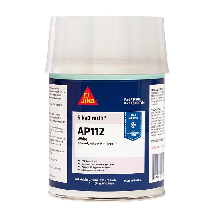 Sika SikaBiresin AP112 White Quart BPO Hardener Required – 609802
