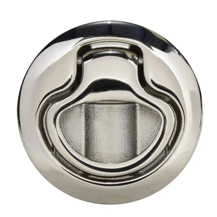 Southco Flush Pull Latch – Pull To Open – Non-Locking Polished Stainless Steel
