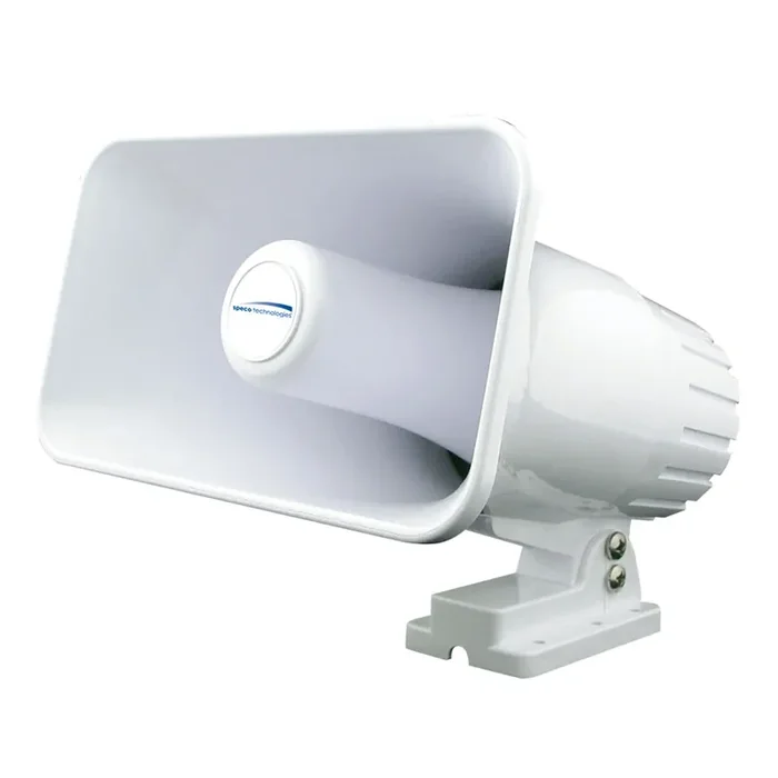 Speco 4″ x 6″ Weatherproof PA Speaker Horn – White – SPC12RP
