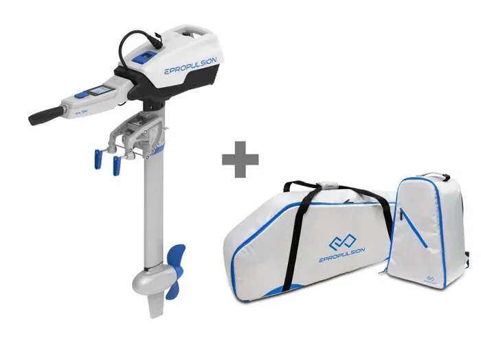 SPIRIT 1.0 EVO L Electric Outboard Motor / tiller / long shaft / with energy recovery + bag set