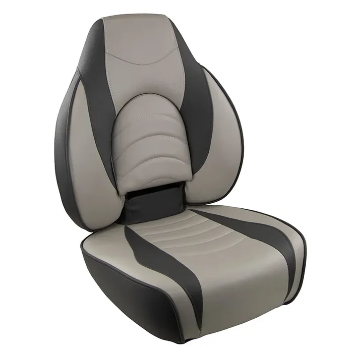 Springfield Fish Pro High Back Folding Seat – Charcoal/Grey – 1041634-1