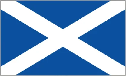 St Andrew’s Cross Sewn Courtesy Flag