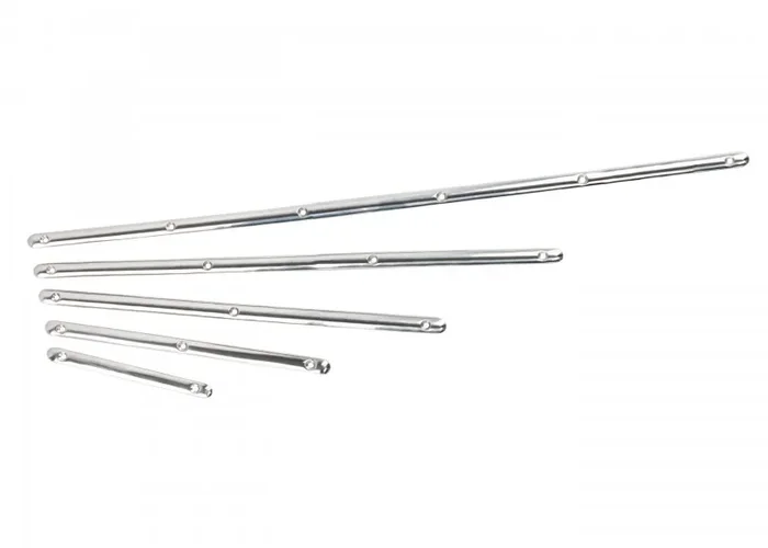 Stainless Steel Rubbing Strake / drilled / rounded ends