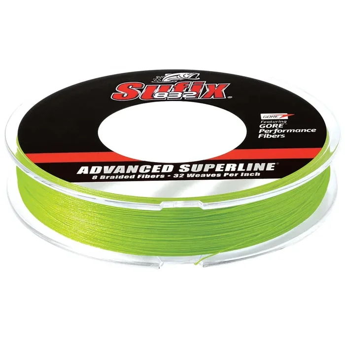 Sufix 832 Advanced Superline Braid – 10lb – Neon Lime – 300 yds [660-110L]