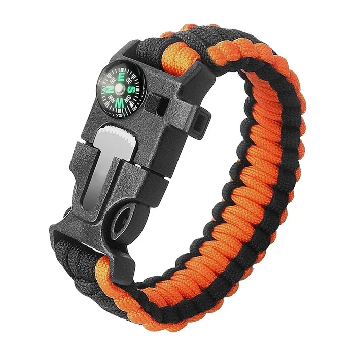 SURVIVAL BRACELET WITH COMPASS
