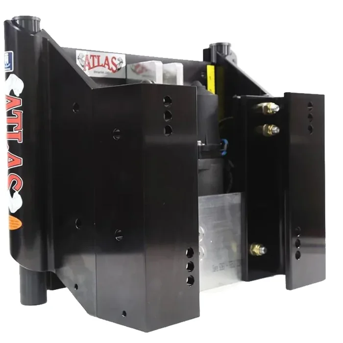 T-H Marine ATLAS 8″ Set Back Hydraulic Jack Plate – Heavy Duty Black [AHJ-8VHD-B-DP]