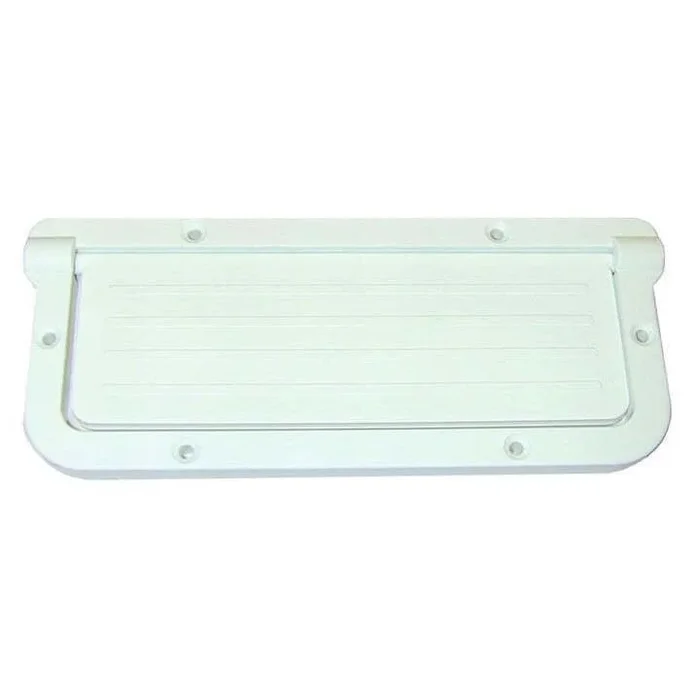 T-H Marine Large Rectangular Scupper – White