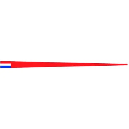 Talamex Burgee Red (100cm)