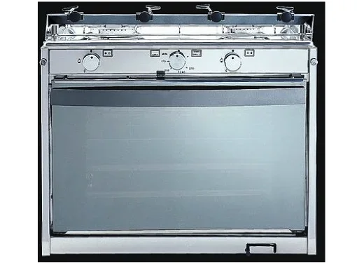 Techimpex Mariner 2 Cooker – 2 Burner Hob, Oven & Grill, Pan Clamps, Gimbals