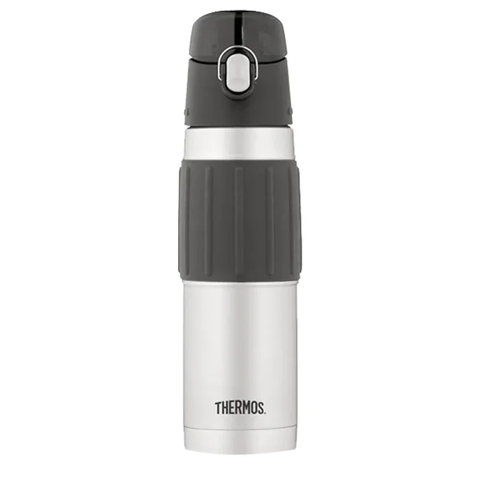 Thermos Vacuum Insulated Hydration Bottle – 18 oz. – Stainless Steel/Gray