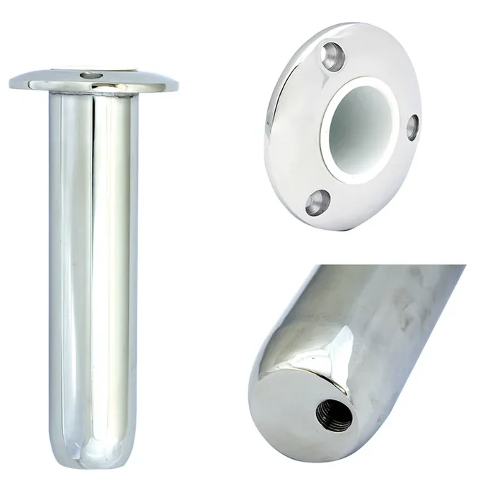 Tigress Round Head Closed Base Rod Holder – 0 Degree – 9″ [77902]