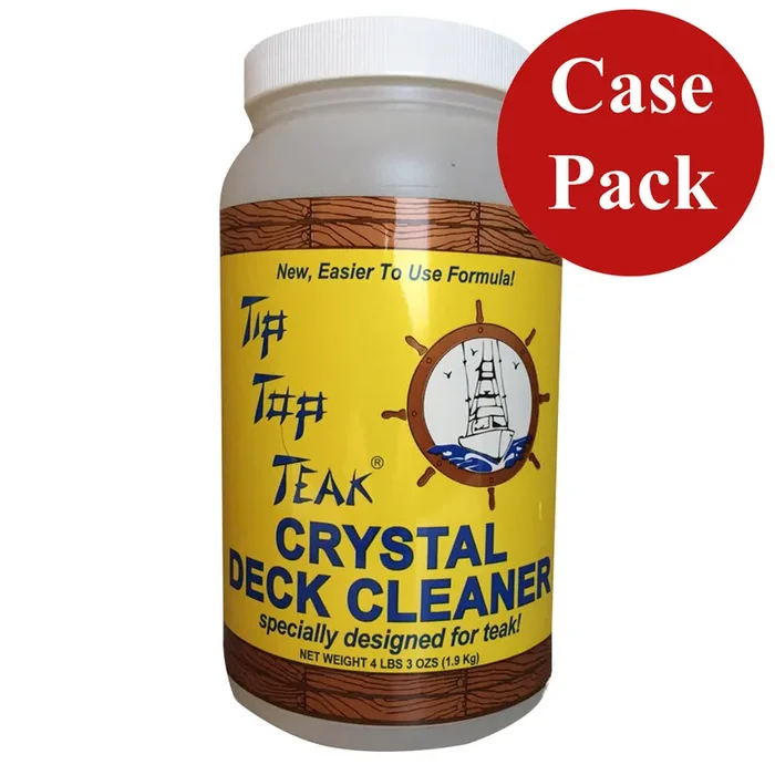 Tip Top Teak Tip Top Teak Crystal Deck Cleaner – Half Gallon (4lbs 3oz) – *Case of 6* – TC 2001CASE