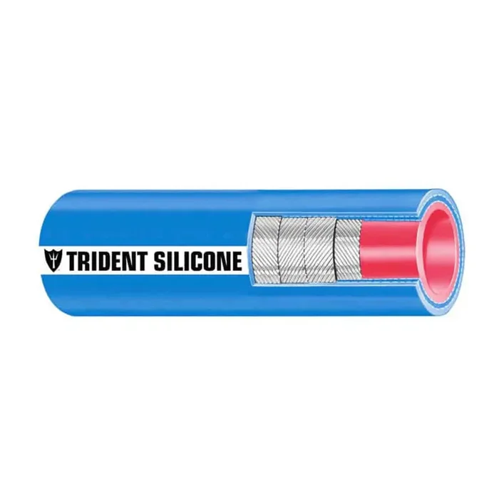 Trident Marine 3″ x 36‘ Blue Silicone Wet Exhaust Hose