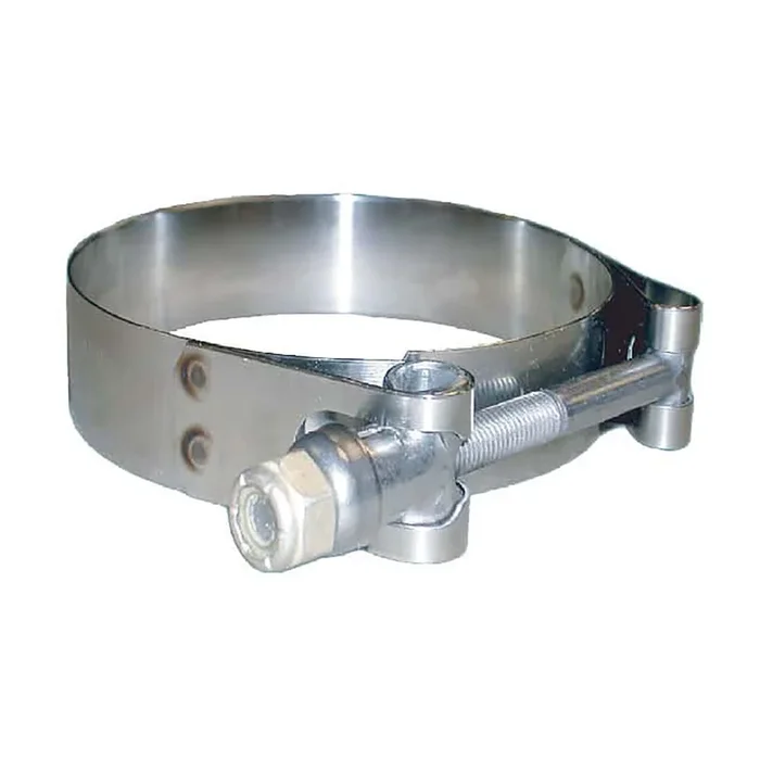 Trident Marine 316 SS T-Bolt Clamp – 3/4″ Band – 3.78″-4.09″ Range – 10-Pack