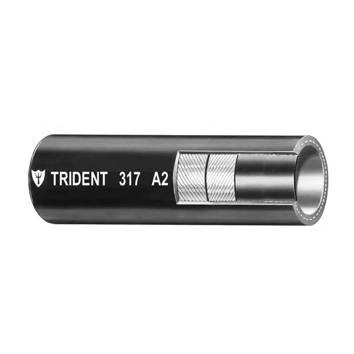 Trident Marine 5/8″ x 50′ Boxed A2 Fuel & Vent Line Hose – Black