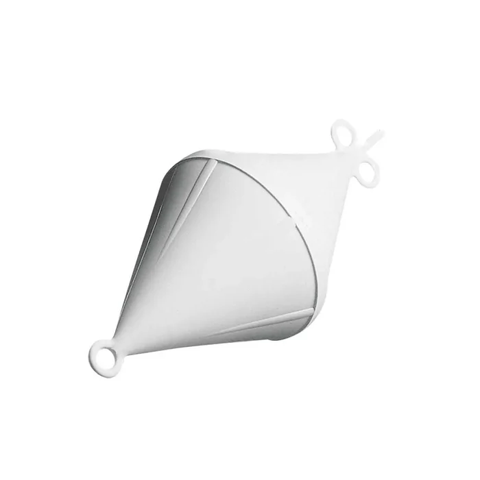 Two-cone anchor buoy 26 Lt D.320xH750mm White Colour LZ16414